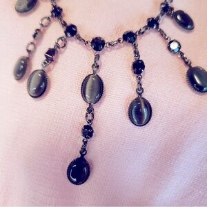 Park Lane Hematite tone black necklace